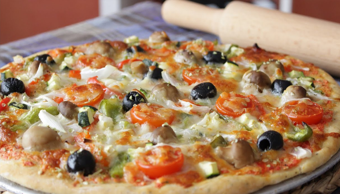 Una pizza